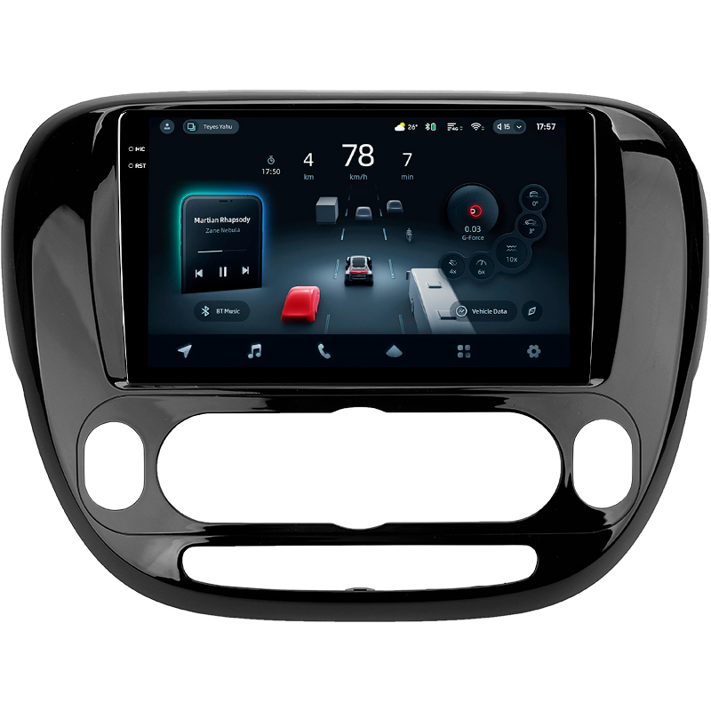 Android head unit Teyes CC4 Pro 12+256 Gb Kia Soul 2 PS 2013-2019 (B) 9" 2k