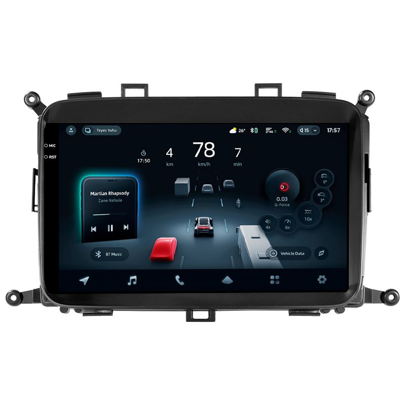 Android head unit Teyes CC4 Pro 12+256 Gb Kia Carens RP 3 III 2013-2019 9" 2k