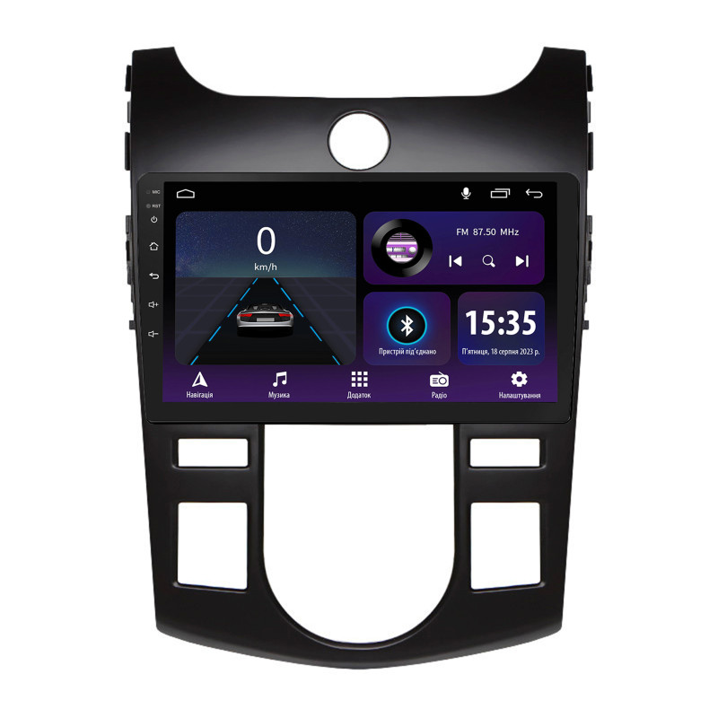 Magnetófono de a bordo SIGMA E9232 ANDROID 10 2+32 GB para Kia Cerato 2 TD 2008-2013 (F2) Negro 9