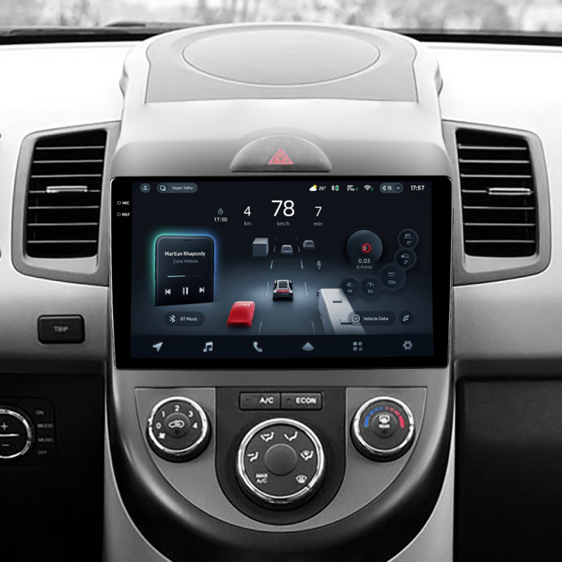 Android head unit Teyes CC4 Pro 8+128 Gb Kia Soul 1 2008 - 2014 9" 2k