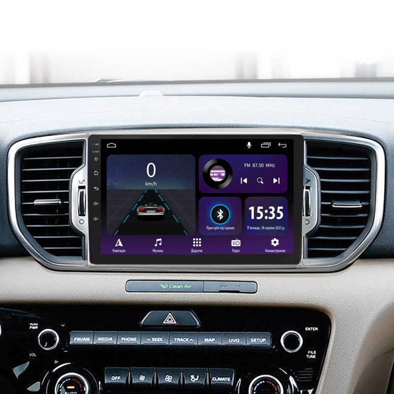 Android head unit SIGMA E9232 ANDROID 10 2+32 Gb Kia Sportage 4 QL 2016-2018 (B) 9"