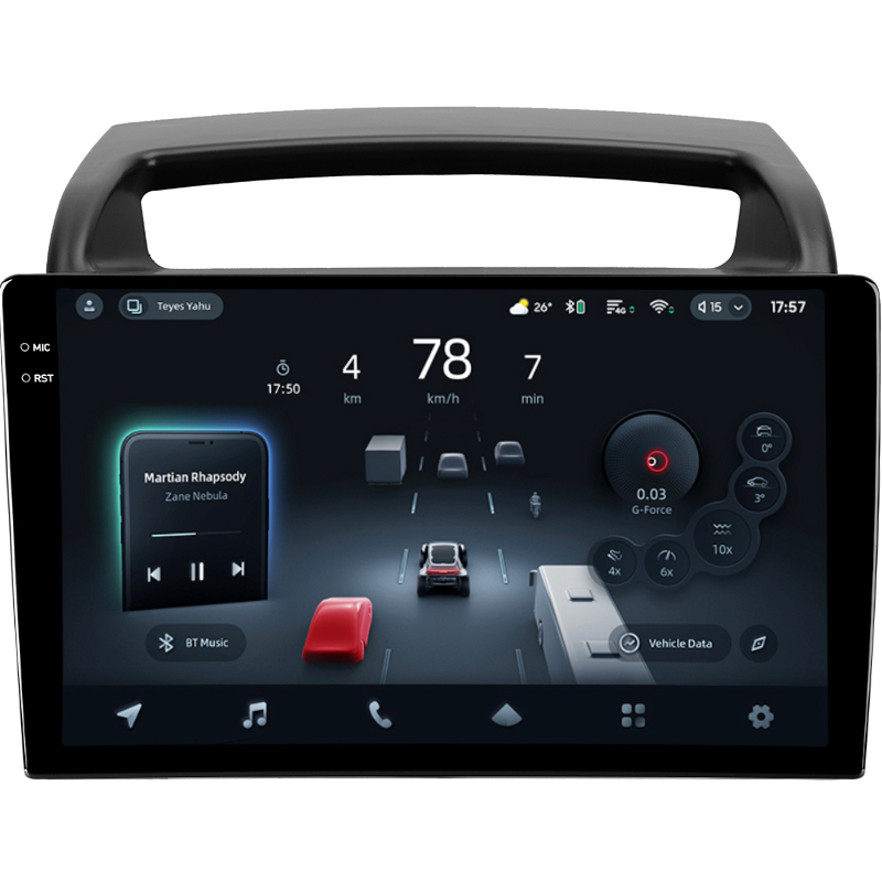 Android head unit Teyes CC4 Pro 12+256 Gb Kia Carnival VQ 2006-2014 9" 2k