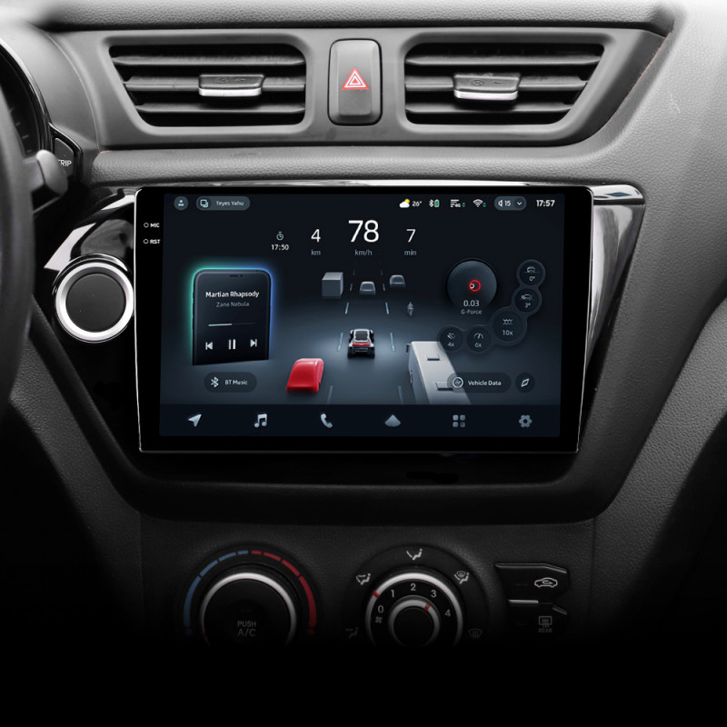 Android head unit Teyes CC4 Pro 12+256 Gb Kia RIO 3 2011-2017 9" 2k