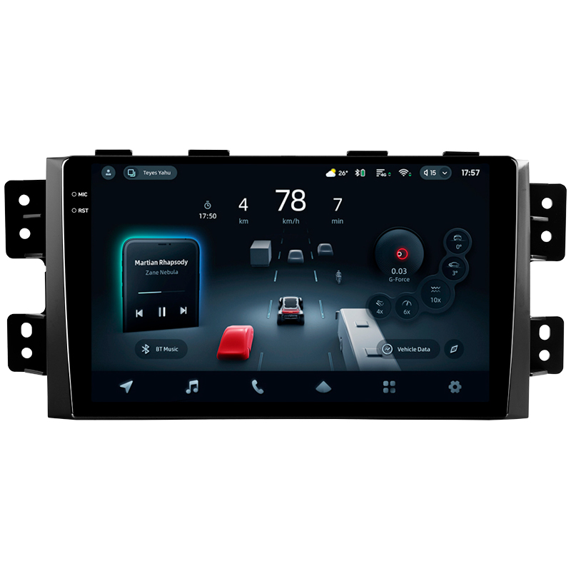 Android head unit Teyes CC4 Pro 8+128 Gb Kia Mohave 2008-2016 Borrego 2008-2011 9" 2k