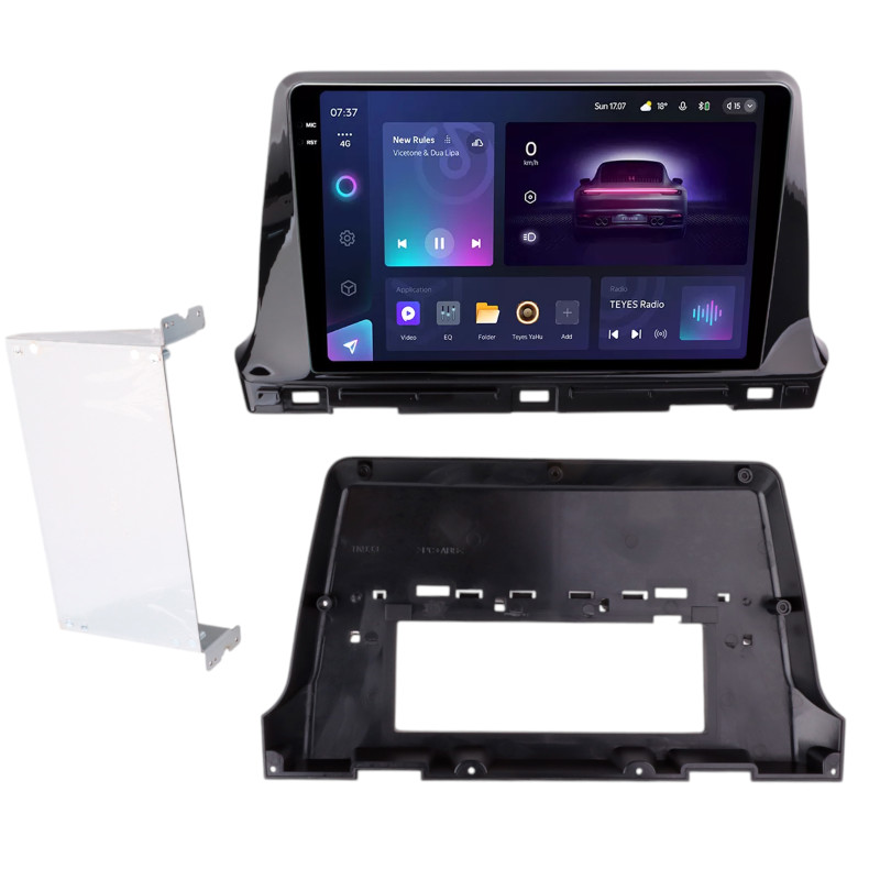 Android head unit Teyes CC3 4+32 Gb Kia SELTOS 2020+ UV Black 10" 2k