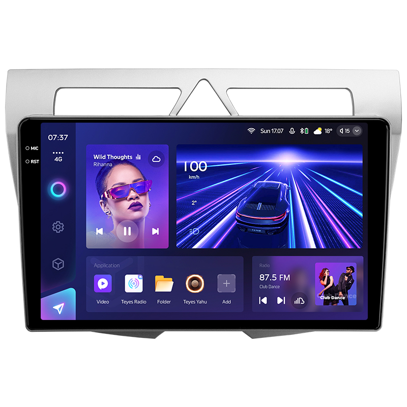 Android head unit Teyes CC3 6+128 Gb Kia Morning picanto 2007-2011 9" 2k
