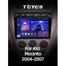 Android head unit Teyes CC3 6+128 Gb Kia Picanto SA Morning 2004-2007 9" 2k