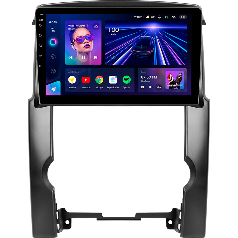 Android head unit Teyes CC3 4+32 Gb Kia Sorento 2 XM 2009-2012 (A) 10"