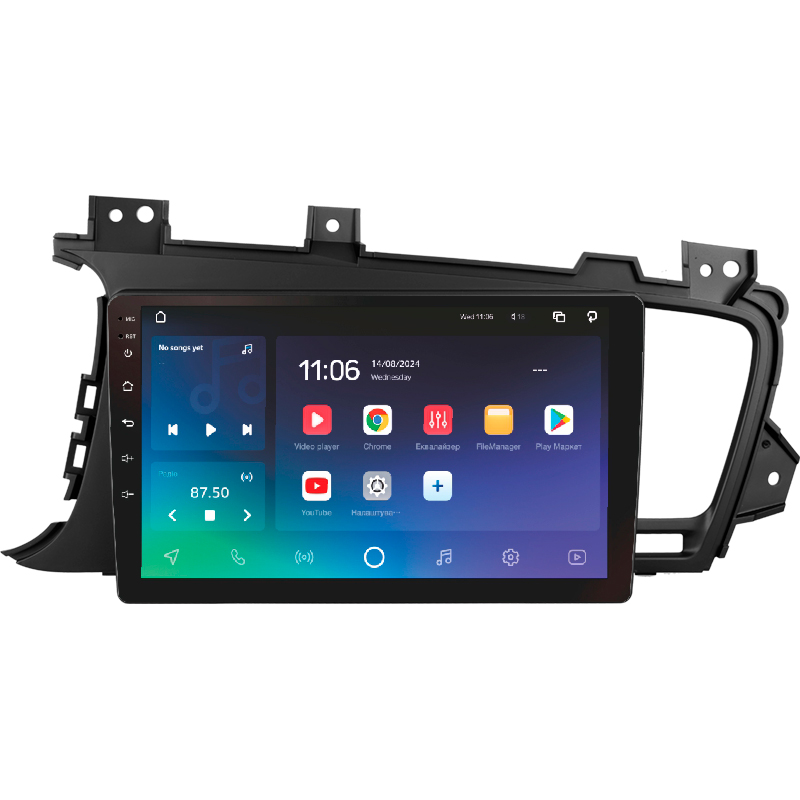 Android head unit SIGMA X9432 ANDROID 10 4+32 Gb 4G DSP Kia Optima 3 K5 TF 2010-2015 (F1) 9"