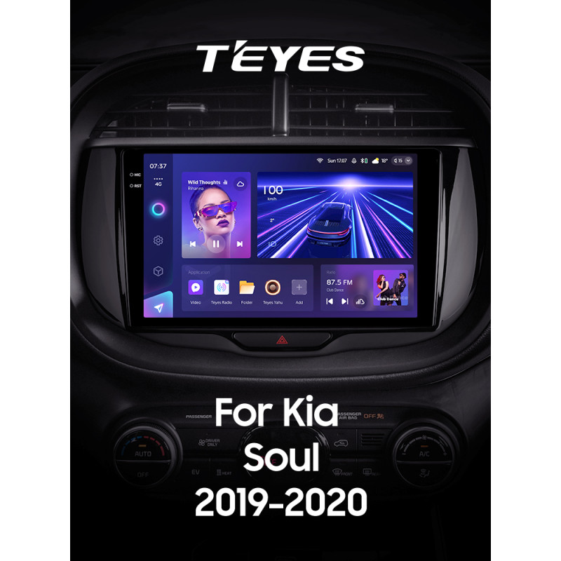 Android head unit Teyes CC3 4+32 Gb Kia Soul SK3 2019-2020 9" 2k