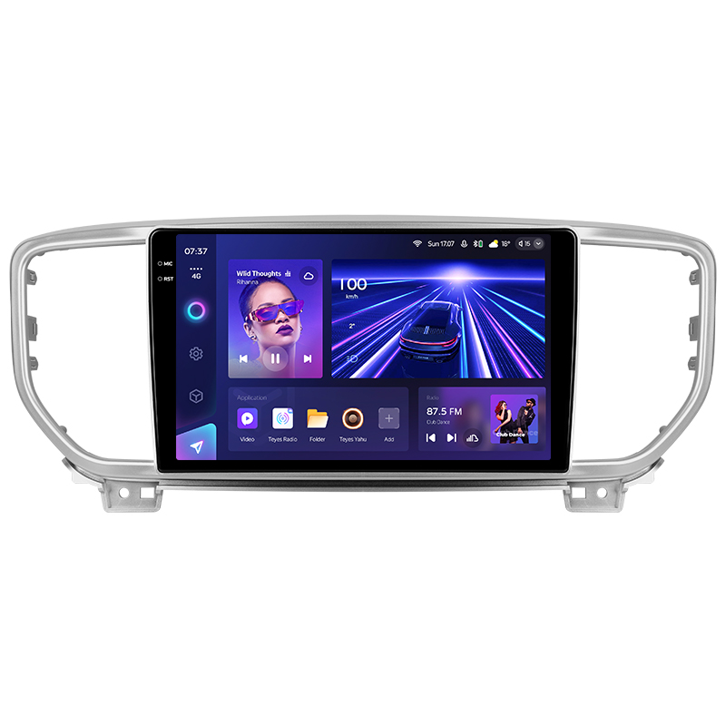 Android head unit Teyes CC3 4+64 Gb Kia Sportage 4 QL 2018-2022 (A) 9" 2k