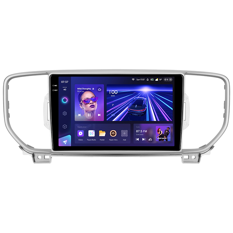Android head unit Teyes CC3 6+128 Gb Kia Sportage 4 QL 2016-2018 (B) 9" 2k