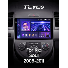 Android head unit Teyes CC3 4+64 Gb Kia Soul 1 2008 - 2014 9" 2k
