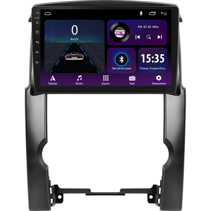 Android head unit SIGMA E10232 ANDROID 10 2+32 Gb Kia Sorento 2 XM 2009-2012 (B) 10"