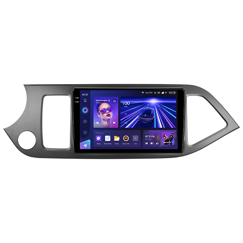 Android head unit Teyes CC3 6+128 Gb with 360° surround view° Kia Morning 2011-2017 9" 2k