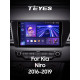Android head unit Teyes CC3 4+64 Gb Kia Niro DE 2016-2019 9" 2k