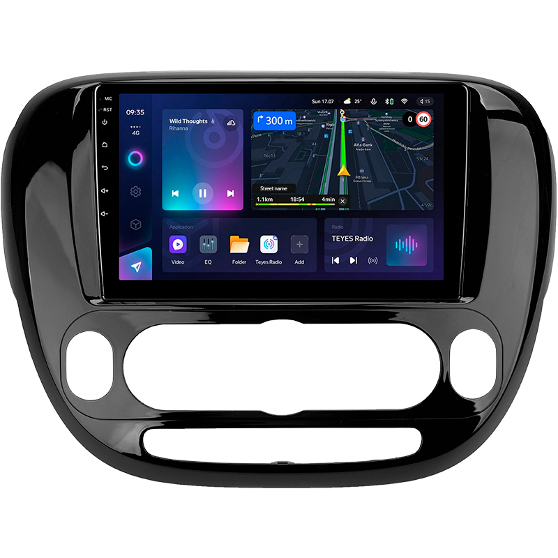 Android head unit Teyes CC3L 4+64 Gb Kia Soul 2 PS 2013-2019 (B) 9"