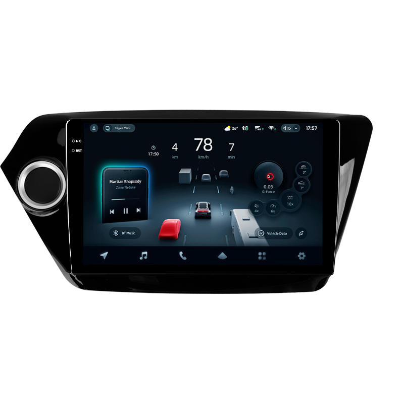 Android head unit Teyes CC4 Pro 12+256 Gb Kia RIO 3 2011-2017 9" 2k