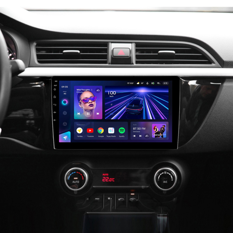 Android head unit Teyes CC3 4+32 Gb Kia RIO 4 2016-2020 (B) 9"