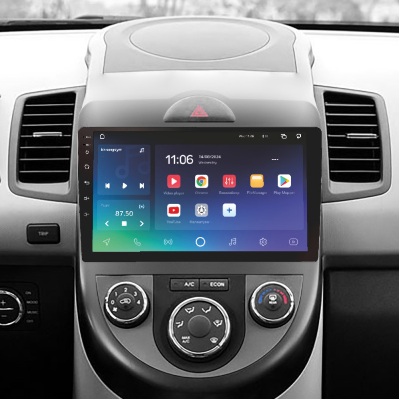 Android head unit SIGMA X9432 ANDROID 10 4+32 Gb 4G DSP Kia Soul 1 2008 - 2014 9"
