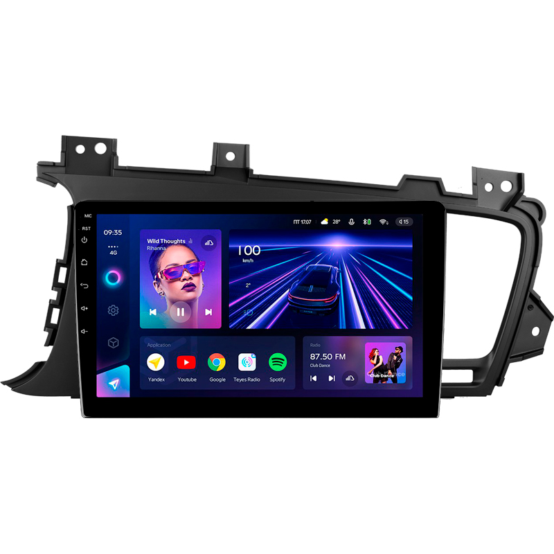 Android head unit Teyes CC3 4+32 Gb Kia Optima 3 K5 TF 2010-2015 (F1) 9"