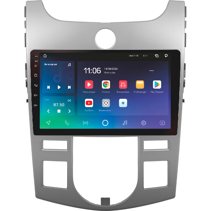 Android head unit SIGMA X9432 ANDROID 10 4+32 Gb 4G DSP Kia Cerato 2 TD 2008-2013 (F2) 9"