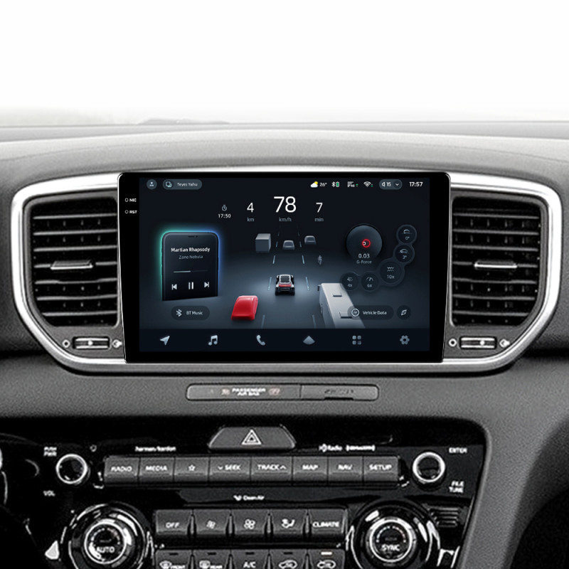 Android head unit Teyes CC4 Pro 12+256 Gb Kia Sportage 4 QL 2018-2022 (B) 9" 2k