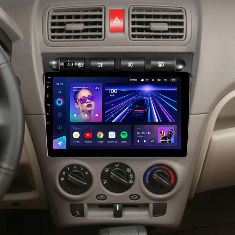 Android head unit Teyes CC3 4+32 Gb Kia Picanto SA Morning 2004-2007 9"