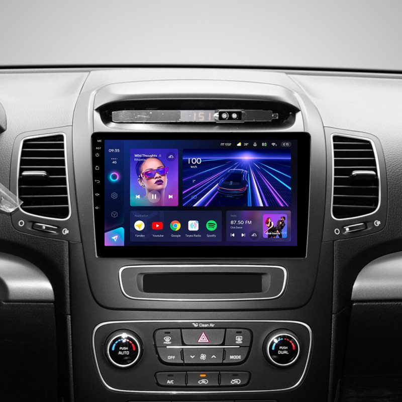 Android head unit Teyes CC3 4+32 Gb Kia Sorento 2 II XM 2012 - 2021 (F1) 9"