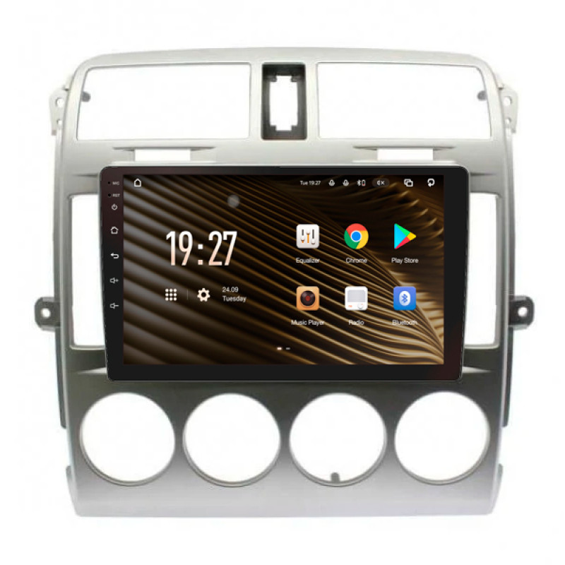 Android head unit SIGMA S9432 ANDROID 10 4+32 Gb 4G DSP Kia CARNIVAL 2002-2008 Sliver 9"