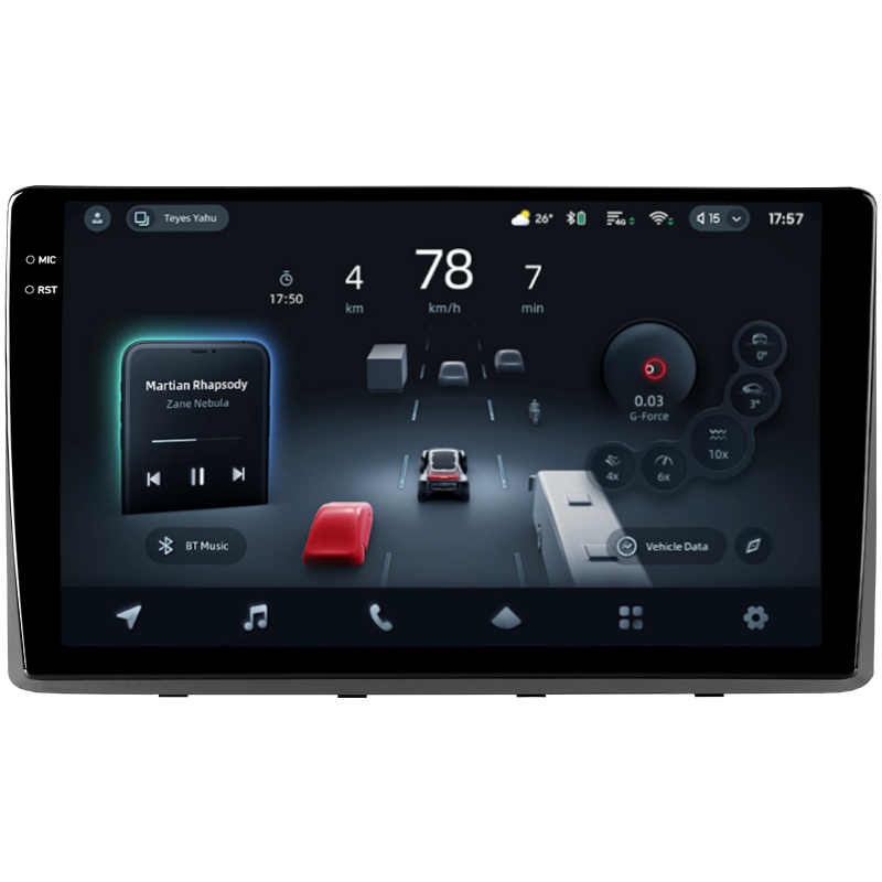 Android head unit Teyes CC4 Pro 8+128 Gb Kia Carnival 3 YP (F1) 2014-2021 (A) 9" 2k