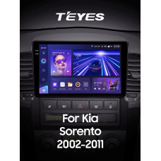 Štátní magnetofon Teyes CC3 4+64 GB pro Kia Sorento BL 2002–2011, 9 palců, 2K.