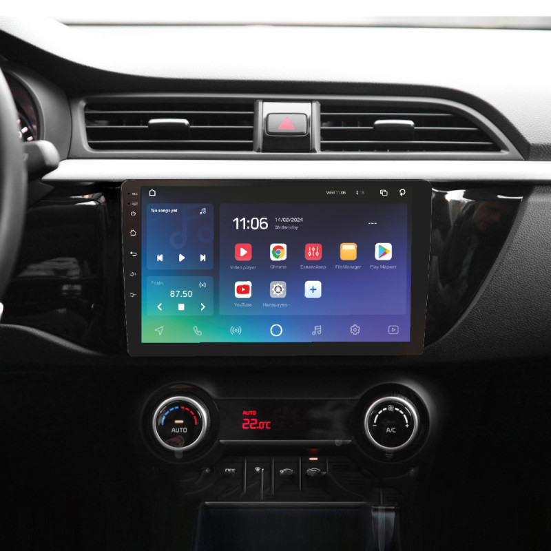 Android head unit SIGMA X9432 ANDROID 10 4+32 Gb 4G DSP Kia RIO 4 2016-2020 (A) 9"
