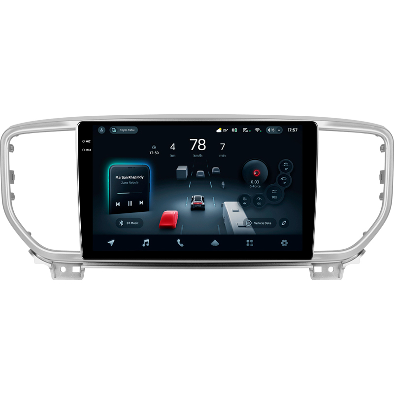 Android head unit Teyes CC4 Pro 8+128 Gb Kia Sportage 4 QL 2018-2022 (A) 9" 2k