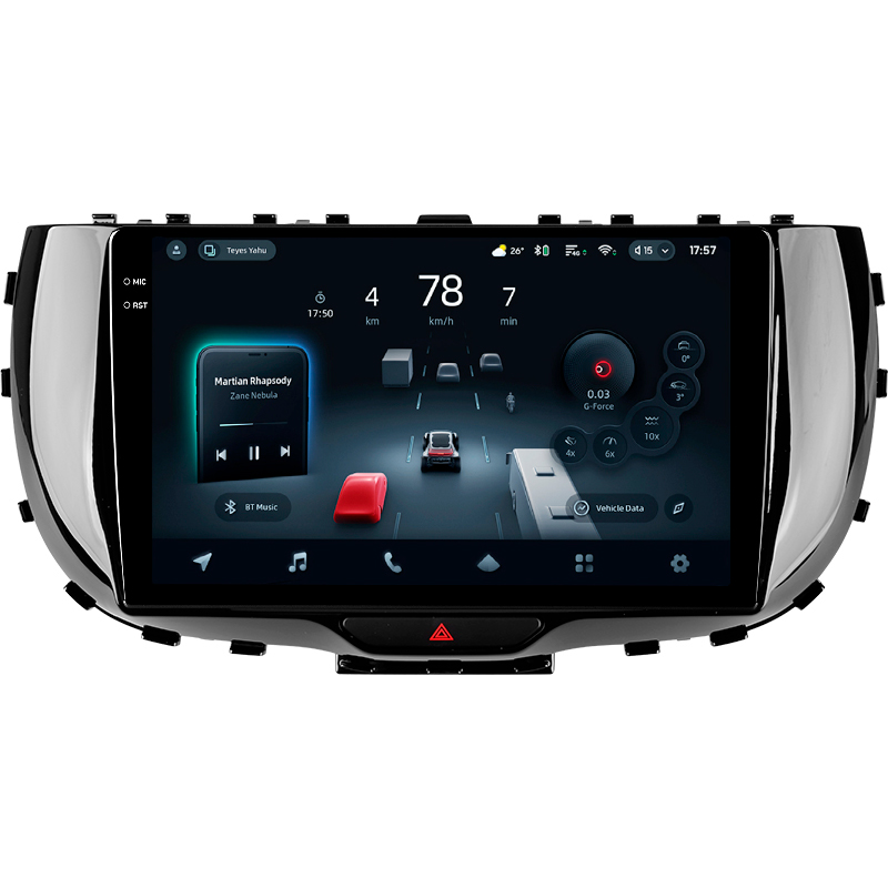 Android head unit Teyes CC4 Pro 12+256 Gb Kia Soul SK3 2019-2020 9" 2k (L1)
