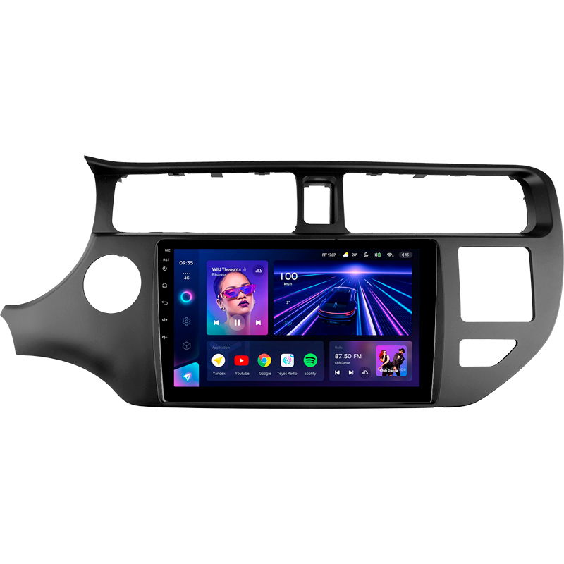 Android head unit Teyes CC3 4+32 Gb Kia RIO 4 K3 2011-2015 9"