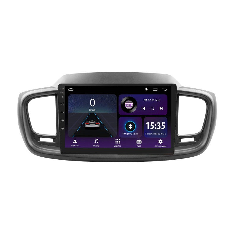 Android head unit SIGMA E10232 ANDROID 10 2+32 Gb Kia Sorento 3 2014-2017 black 10"