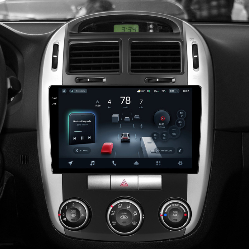 Android head unit Teyes CC4 Pro 12+256 Gb Kia Cerato 1 LD 2004-2008 (F1) 9" 2k
