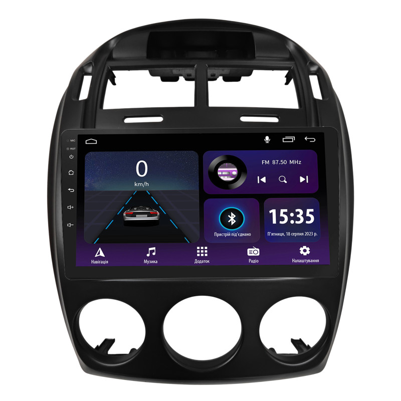 Android head unit SIGMA E9232 ANDROID 10 2+32 Gb Kia Cerato 1 LD 2005-2006 Manual Black 9"