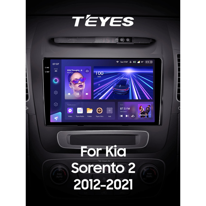 Android head unit Teyes CC3 4+32 Gb Kia Sorento 2 II XM 2012 - 2021 (F3) 9" 2k