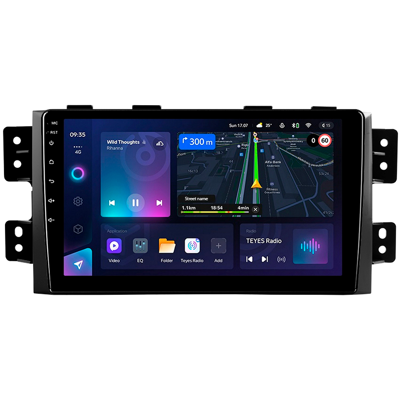 Android head unit Teyes CC3L 4+64 Gb Kia Mohave 2008-2016 Borrego 2008-2011 9"
