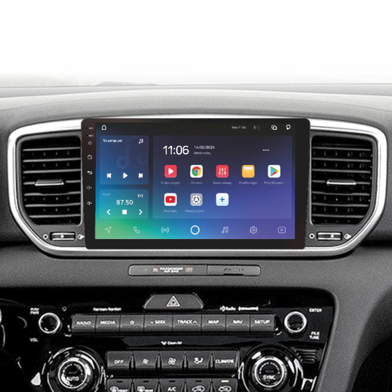 Android head unit SIGMA X9432 ANDROID 10 4+32 Gb 4G DSP Kia Sportage 4 QL 2018-2022 (A) 9"