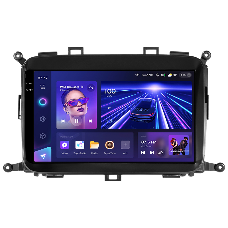 Android head unit Teyes CC3 6+128 Gb Kia Carens RP 3 III 2013-2019 9" 2k