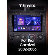 Android head unit Teyes CC3 4+64 Gb Kia Carnival UP GQ 2002-2006 9" 2k