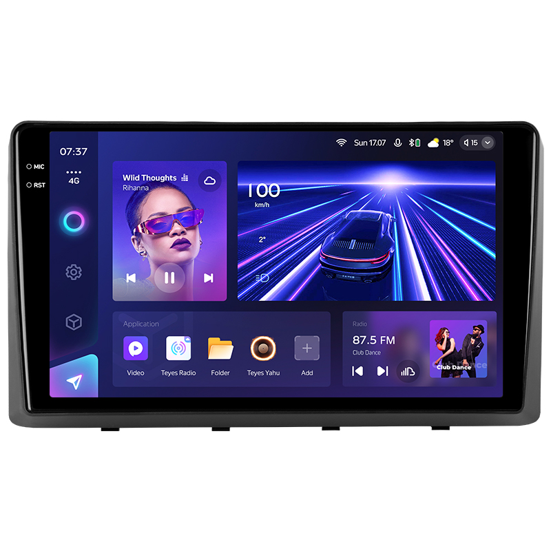 Android head unit Teyes CC3 4+64 Gb Kia Carnival 3 YP (F1) 2014-2021 (A) 9" 2k