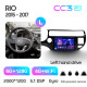 Android head unit Teyes CC3 6+128 Gb with 360° surround view° Kia RIO 4 K3 2015-2017 9" 2k