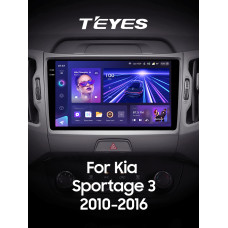 Android head unit Teyes CC3 4+64 Gb Kia Sportage 3 SL 2010-2016 (B) 9" 2k