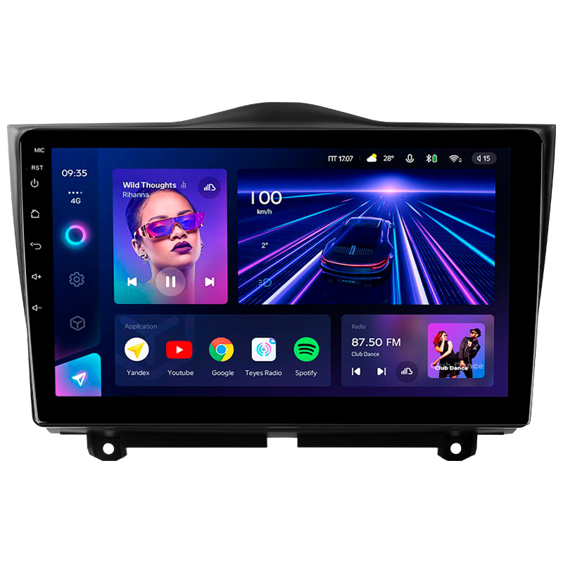 Android head unit Teyes CC3 4+32 Gb LADA Granta Cross 2018-2023 9"