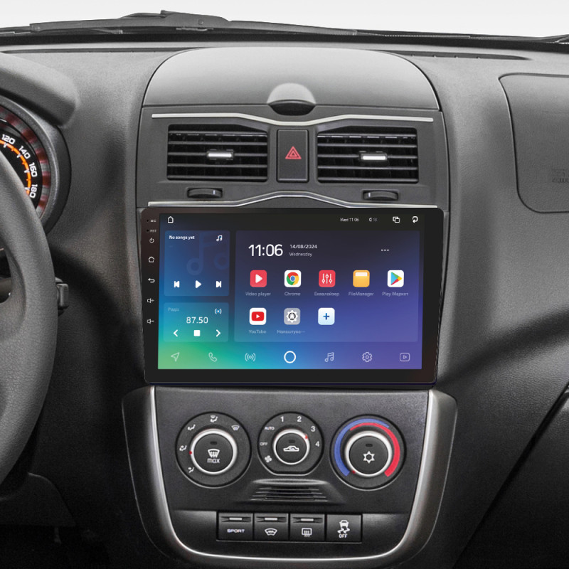 Android head unit SIGMA X9432 ANDROID 10 4+32 Gb 4G DSP LADA Granta Cross 2018-2023 9"