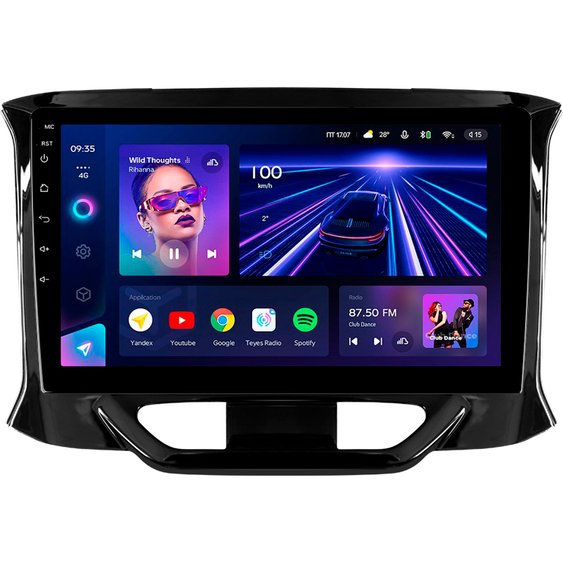 Android head unit Teyes CC3 4+32 Gb LADA Xray 2015-2019 9"
